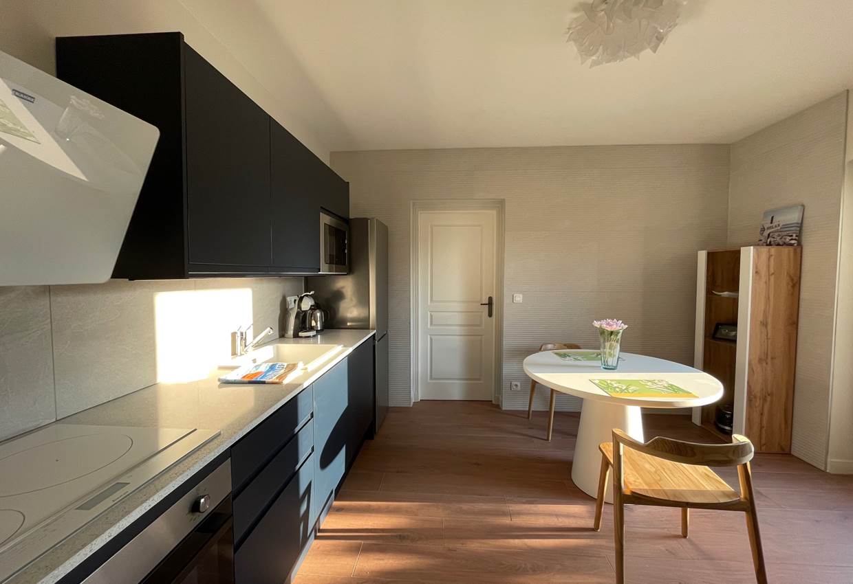 Cuisine salle à manger lumineuse