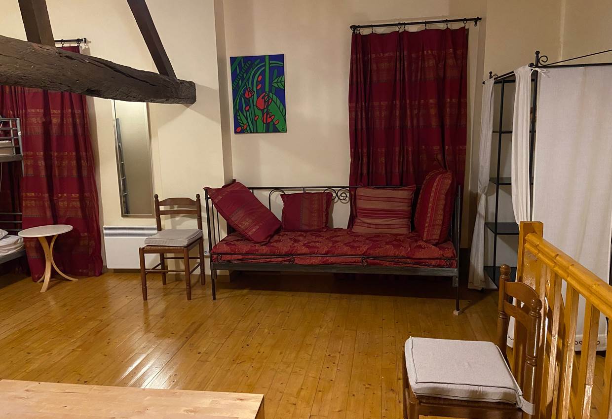 Gabare chambre lit simple