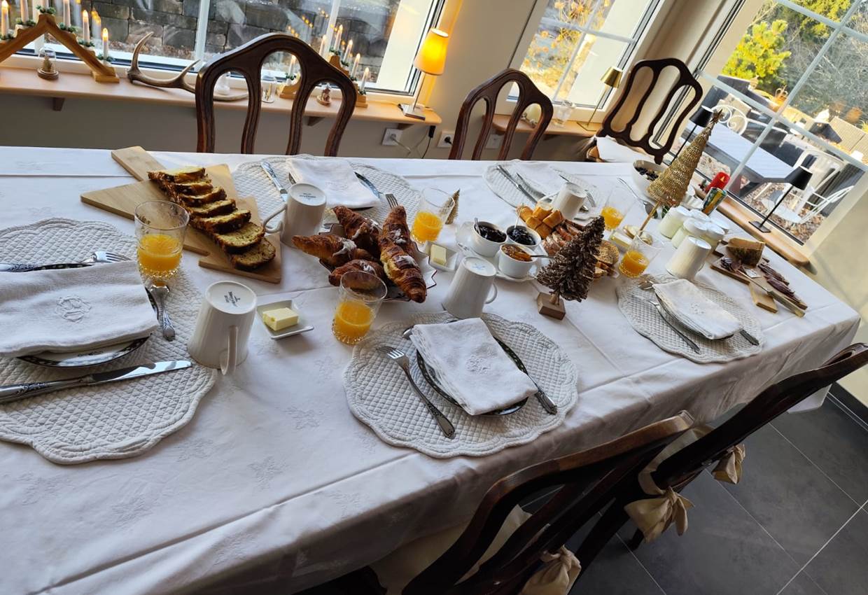 petits déjeuner et produits locaux