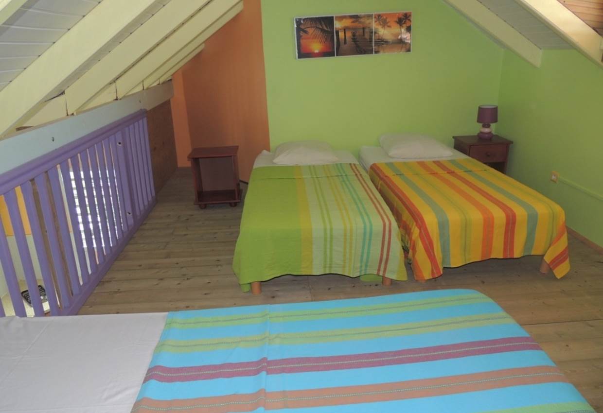 Chambre avec lits pour familles
