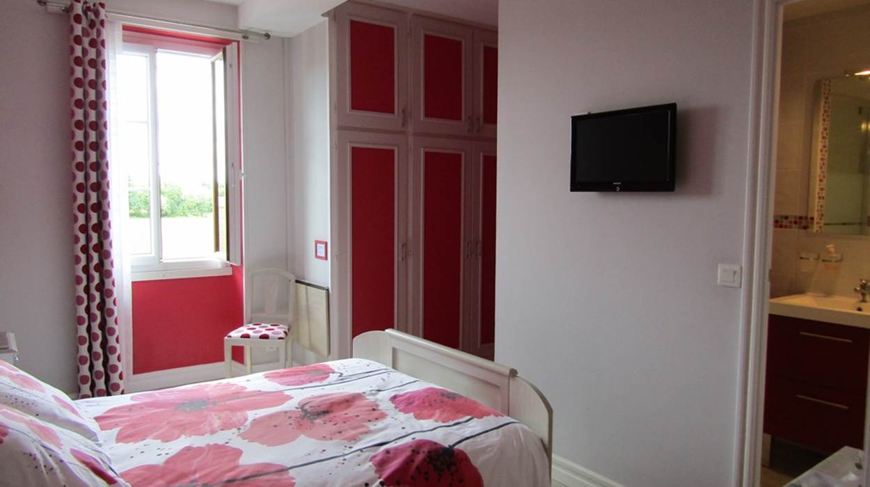 Chambre Compostelle lit double - L'HORIZON DES LANDES