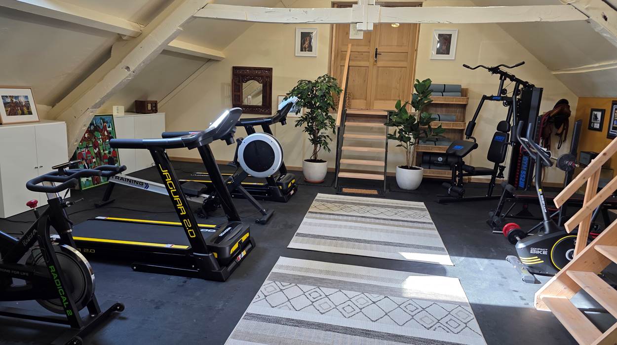 Une nouvelle et grande salle de Fitness