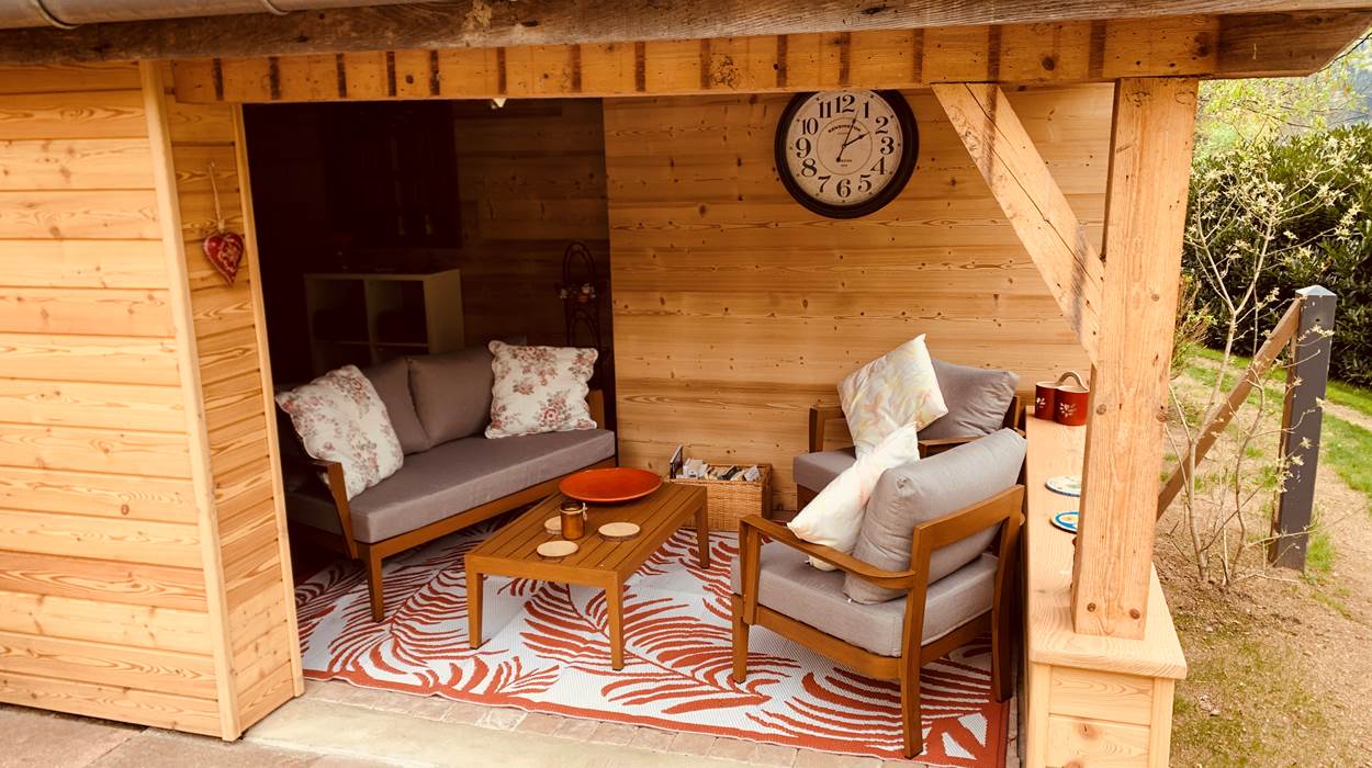 cabanon attenant au gite le cerisier