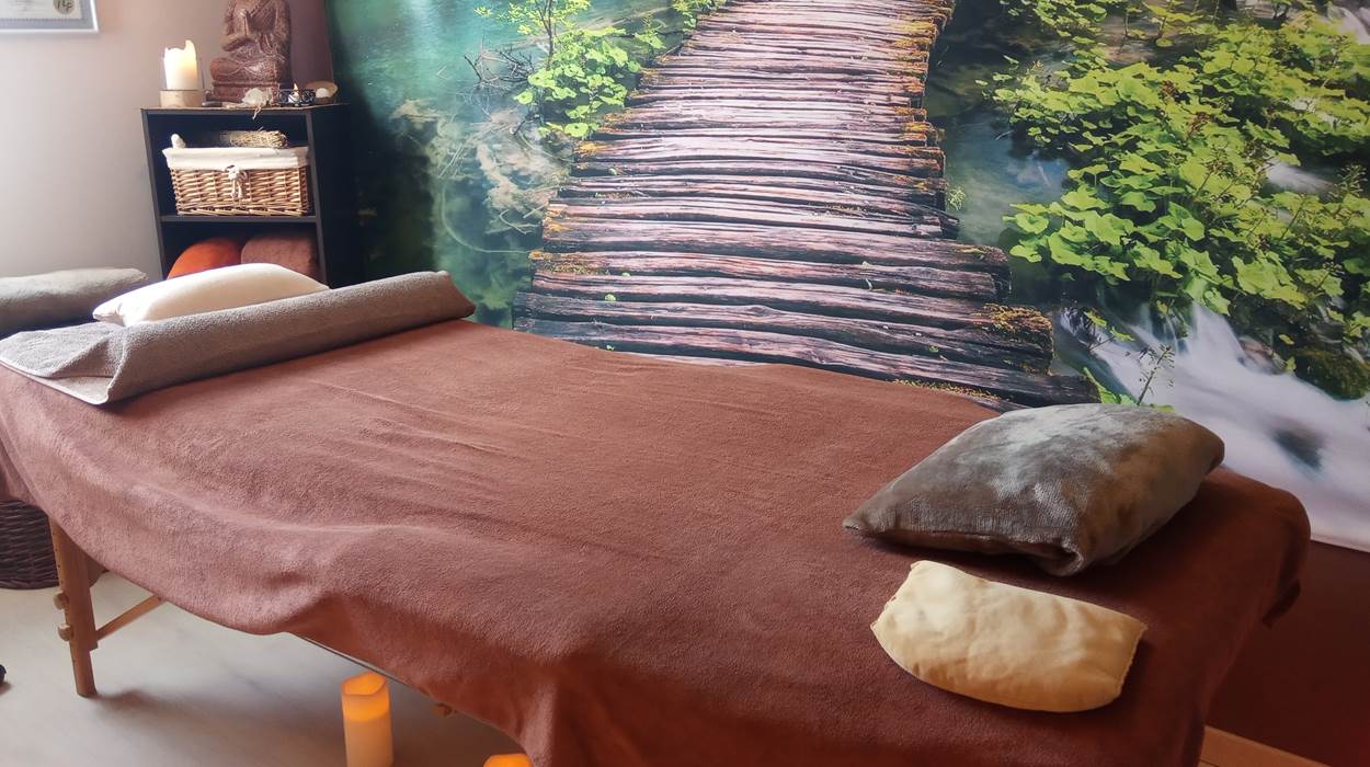 Un espace de soin chaleureux vous attend à la Villa des Raspes
