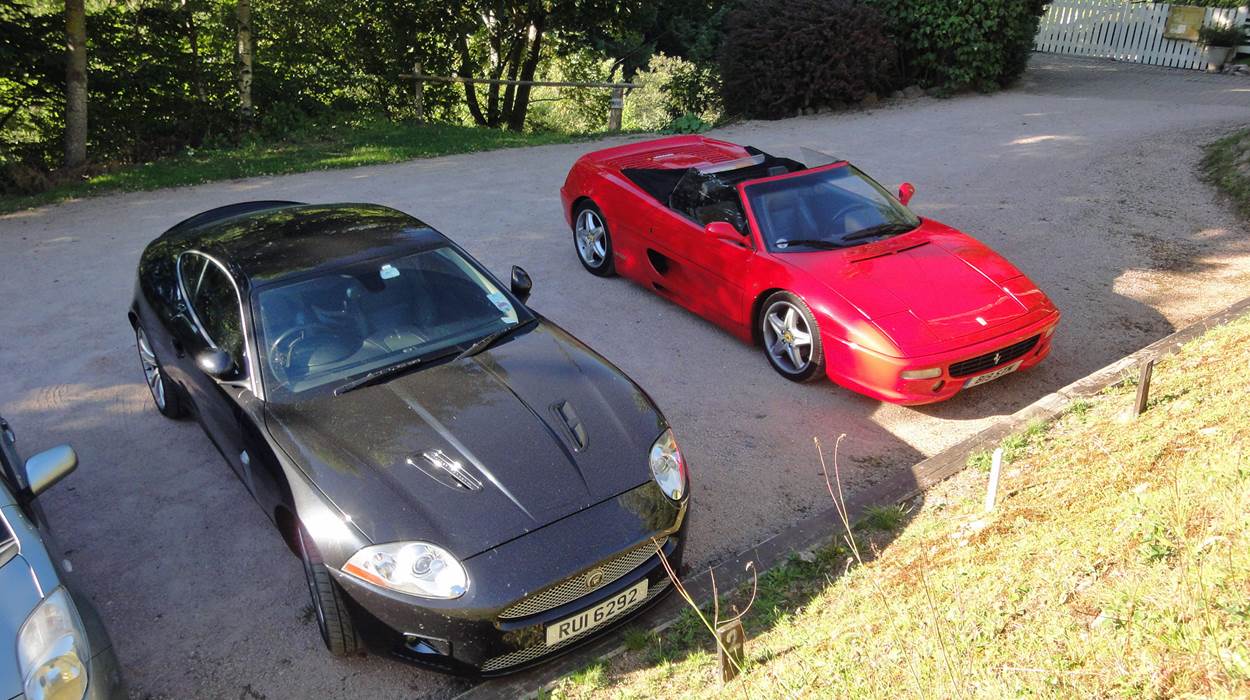 parking privé au gite de La Haute Grange à Freland
