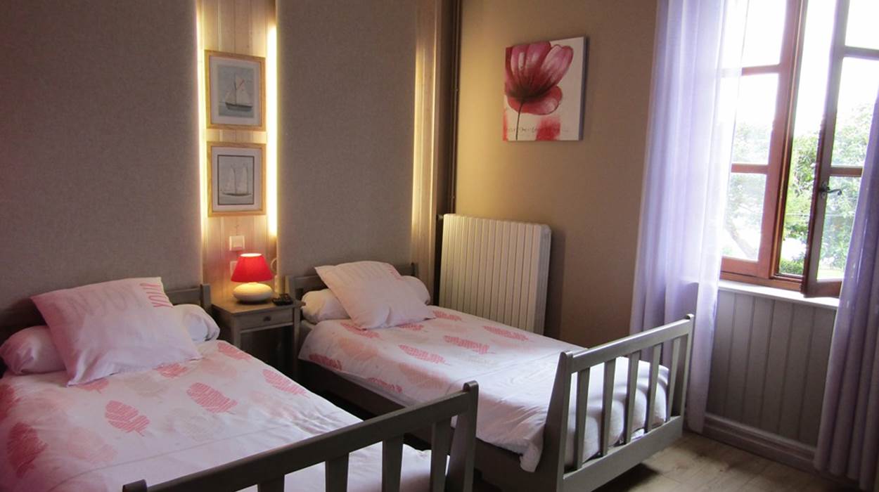 Chambre Lits Jumeaux L'HORIZON DES LANDES