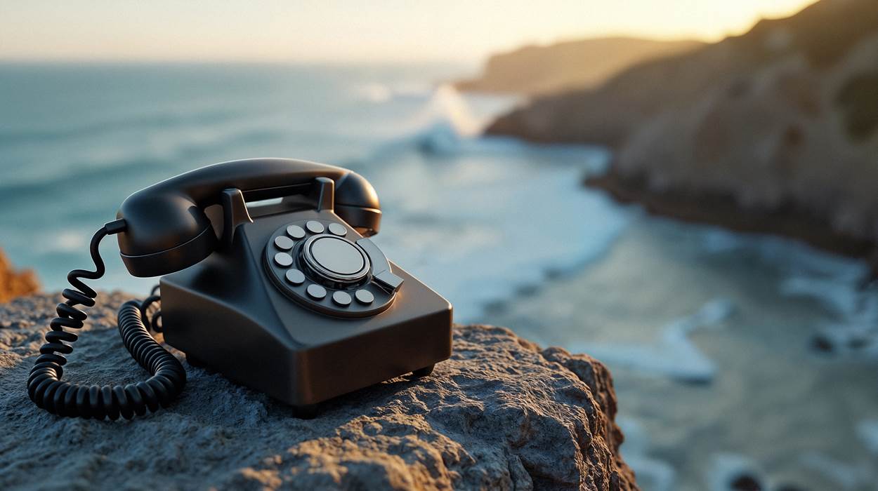 telephone-retro-de-style-3d
