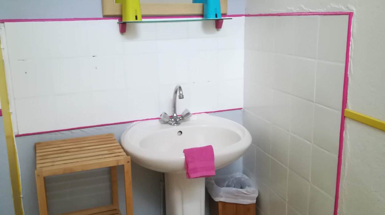 lavabo dans la chambre