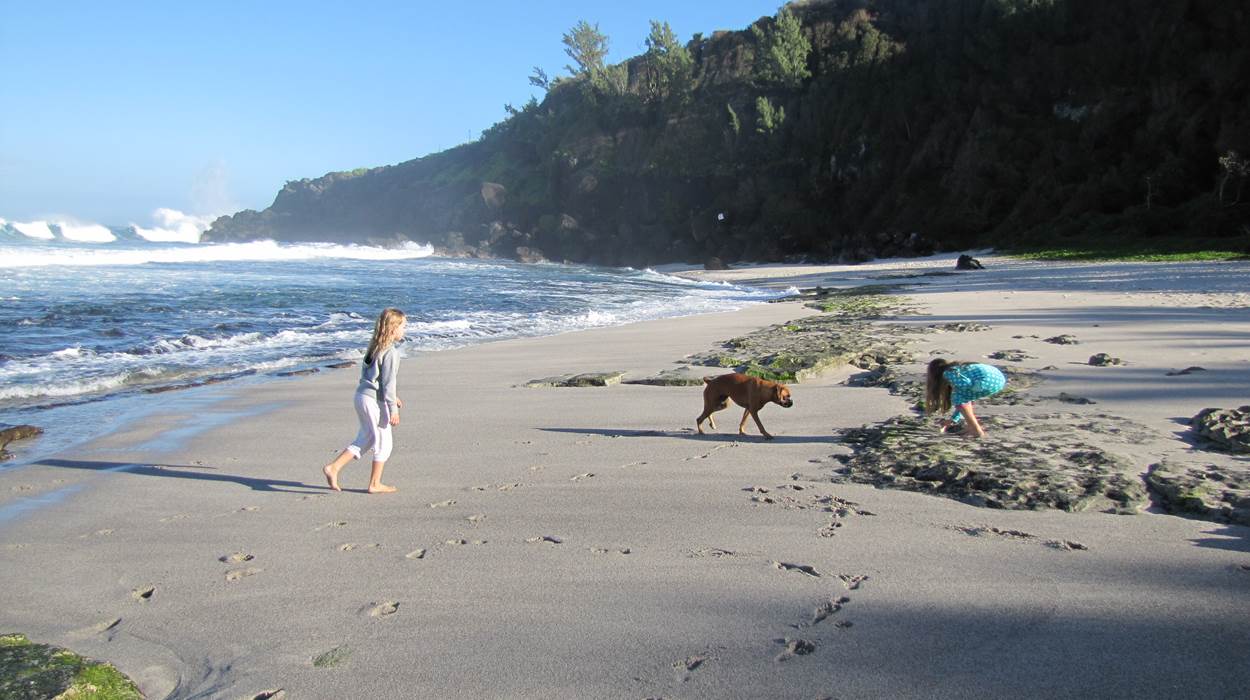 plage de l'océan indien