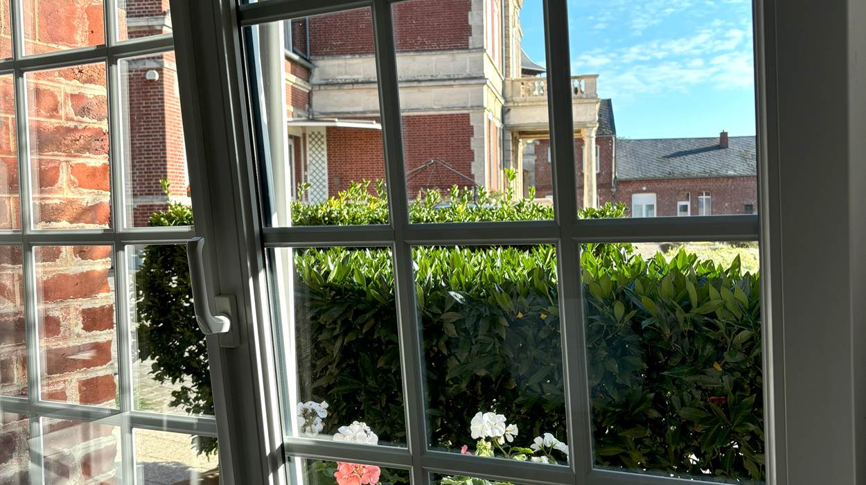 vue sur la belle bâtisse