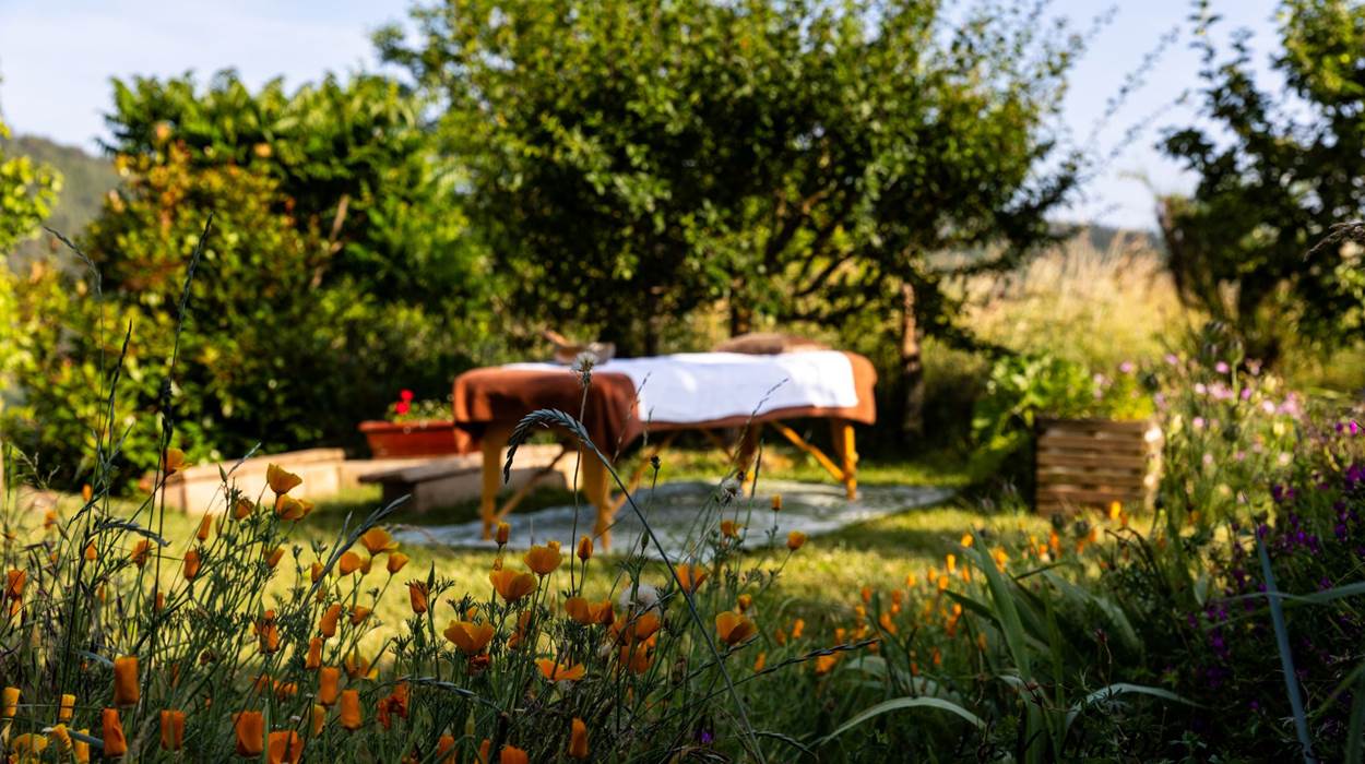Massage - Espace nature - La Villa des Raspes