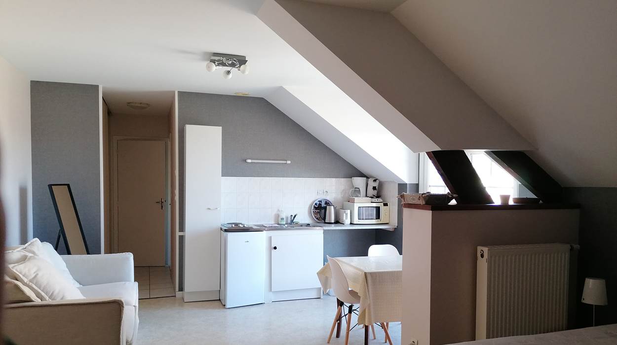 le studio tout équipé pour un séjour en toute tranquillité