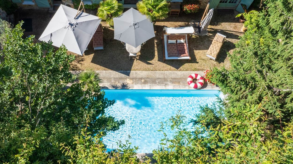 les Jardins Saint Eloi vus du ciel