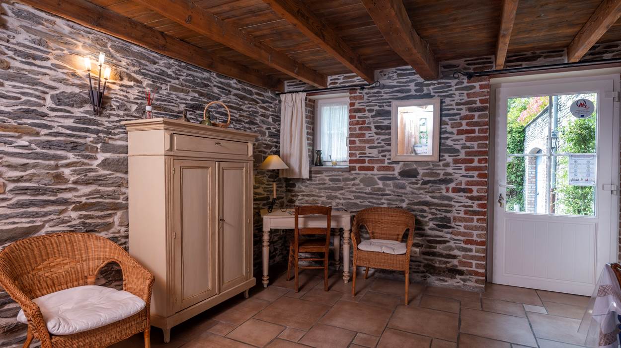 Hall d'entrée du gîte Myosotis Indigo