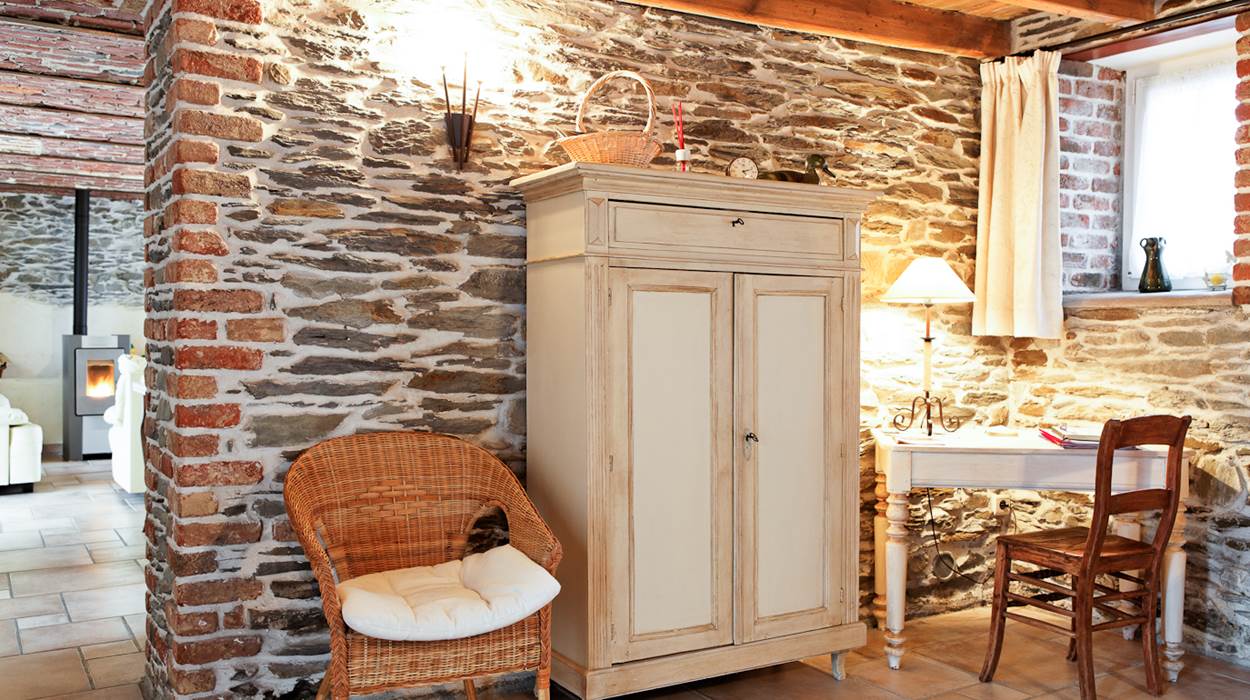 Hall d'entrée du gîte Indigo