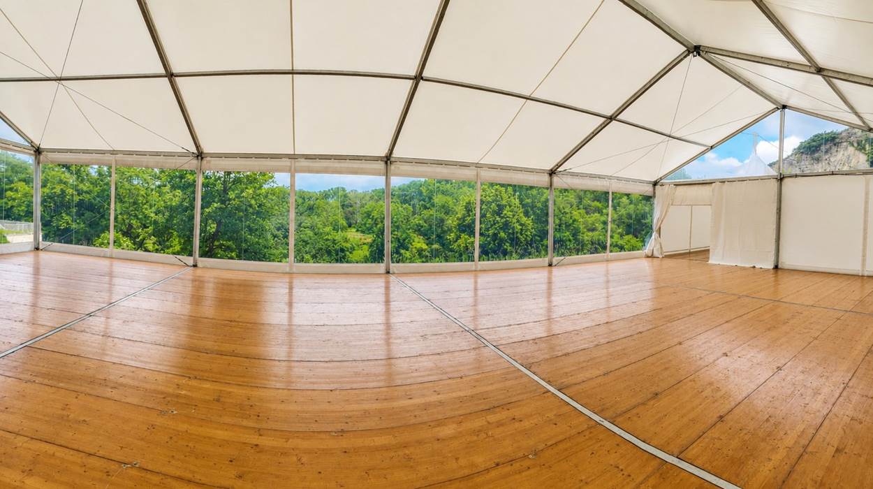 200 m² de réception ouverts sur la vallée de la Seugne