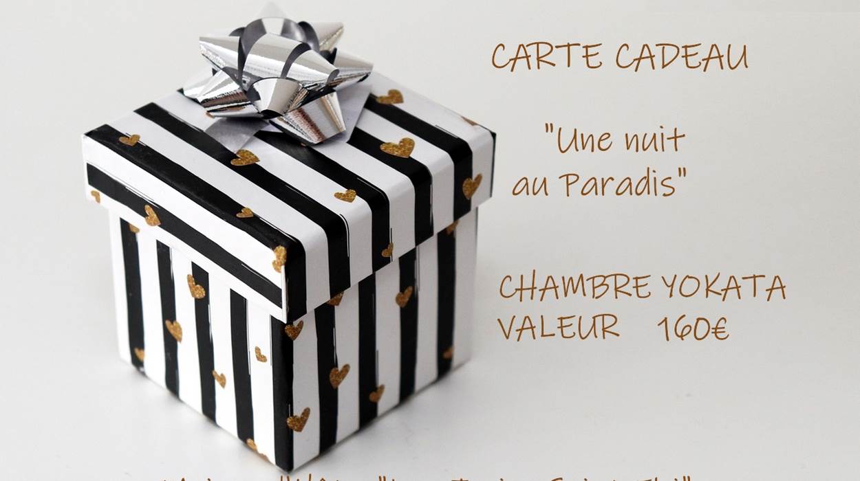 Carte cadeau 2 YOKATA 1 NUIT