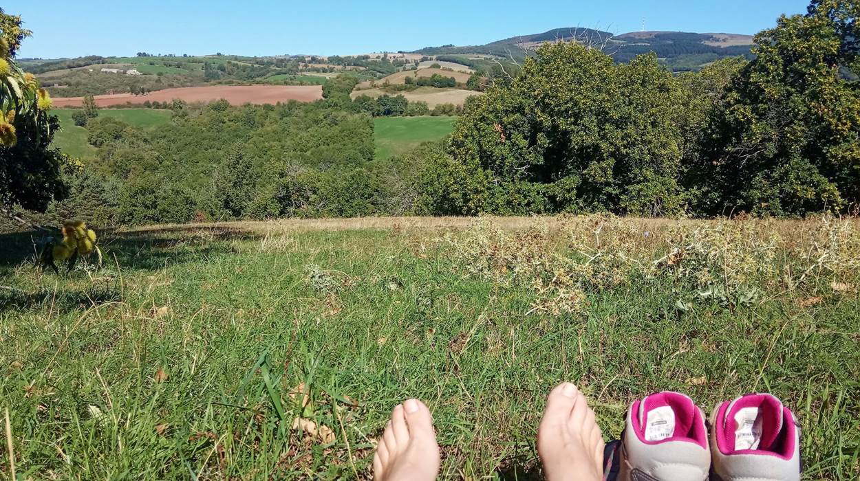 Chemins de randonnées et  GR 736 - La villa des Raspes