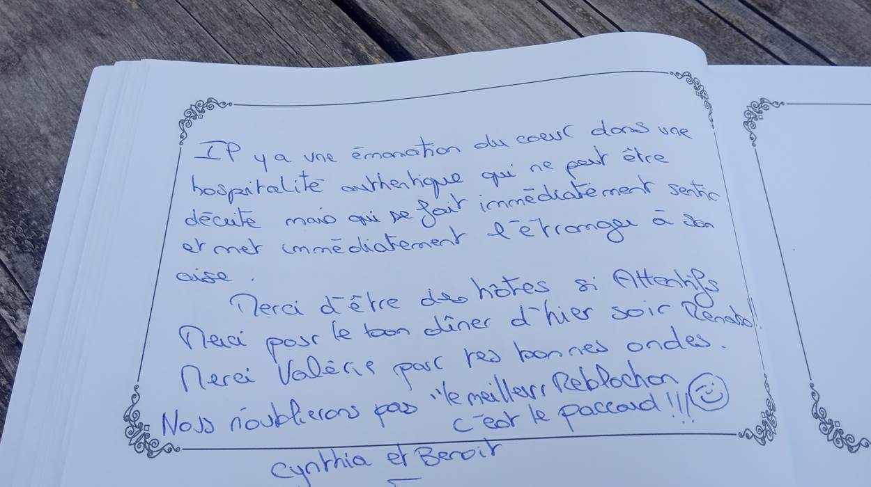 Commentaires sur nos livres d'or - La Villa Des Raspes