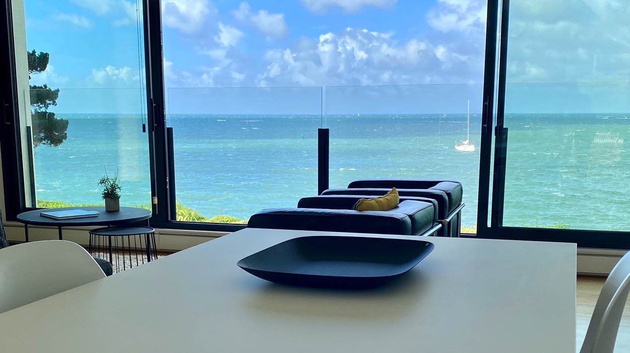Dîner devant la mer