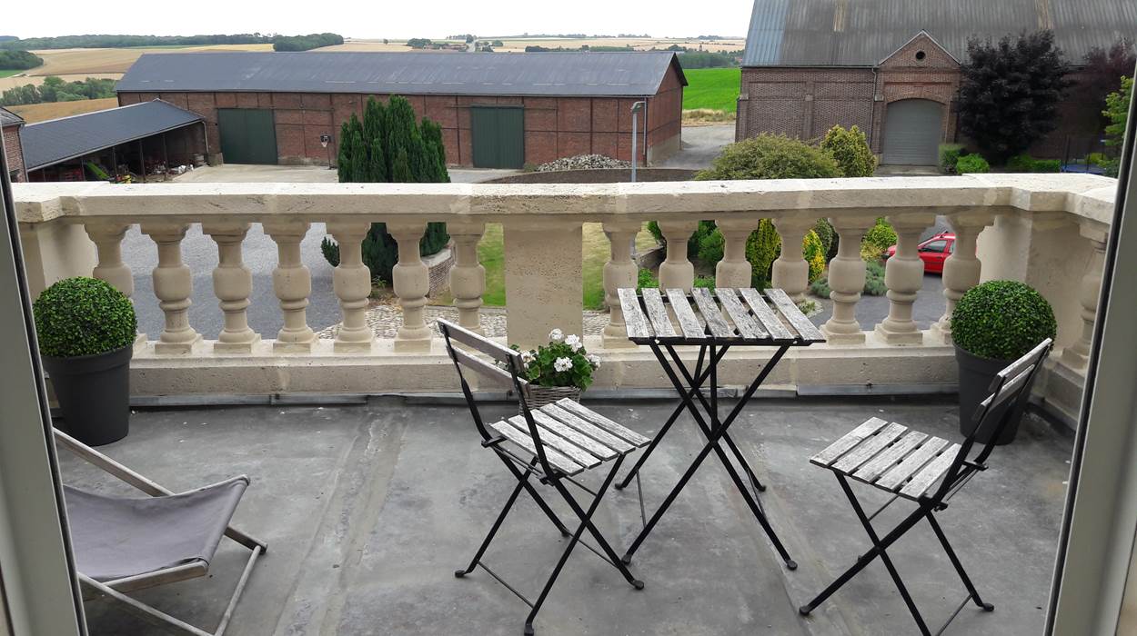 vue du balcon