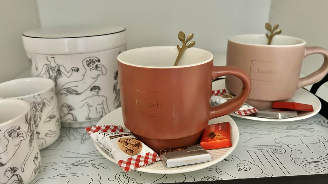 Accessoires de petit déjeuner en libre service