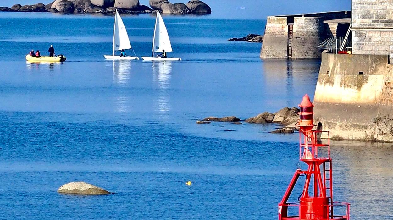 Une vue hypnotique sur la balise