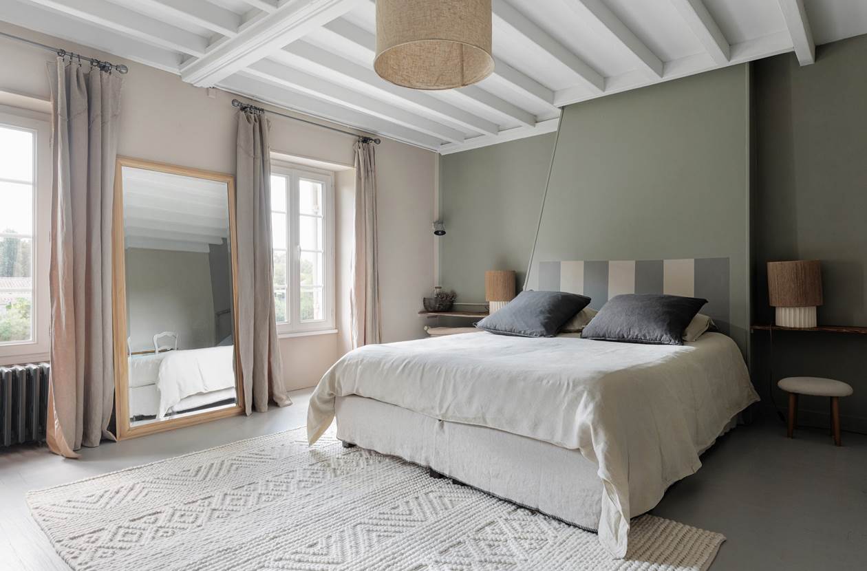 chambre spacieuse et lumineuse orientation sud