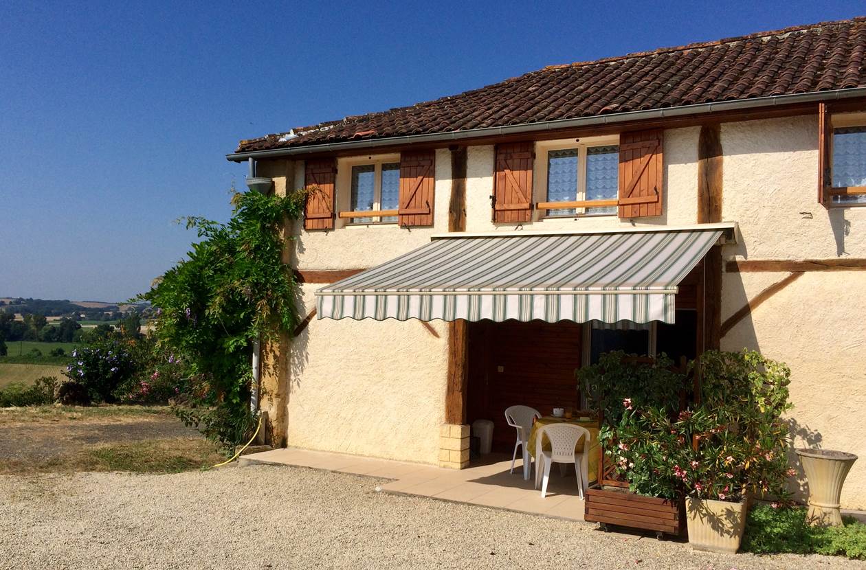 Vue extérieur du gîte