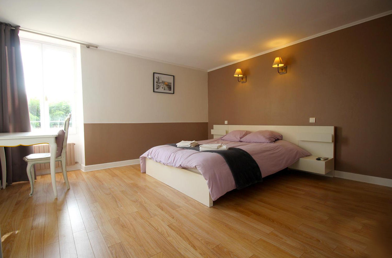 Chambre double vue cour