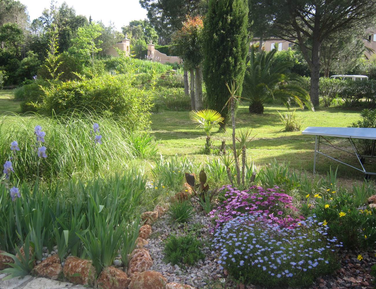 vue sur le jardin