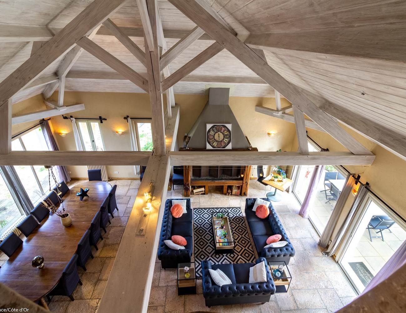 Notre pièce de réception (petit-déjeuner, apéritif, table d'hôtes)