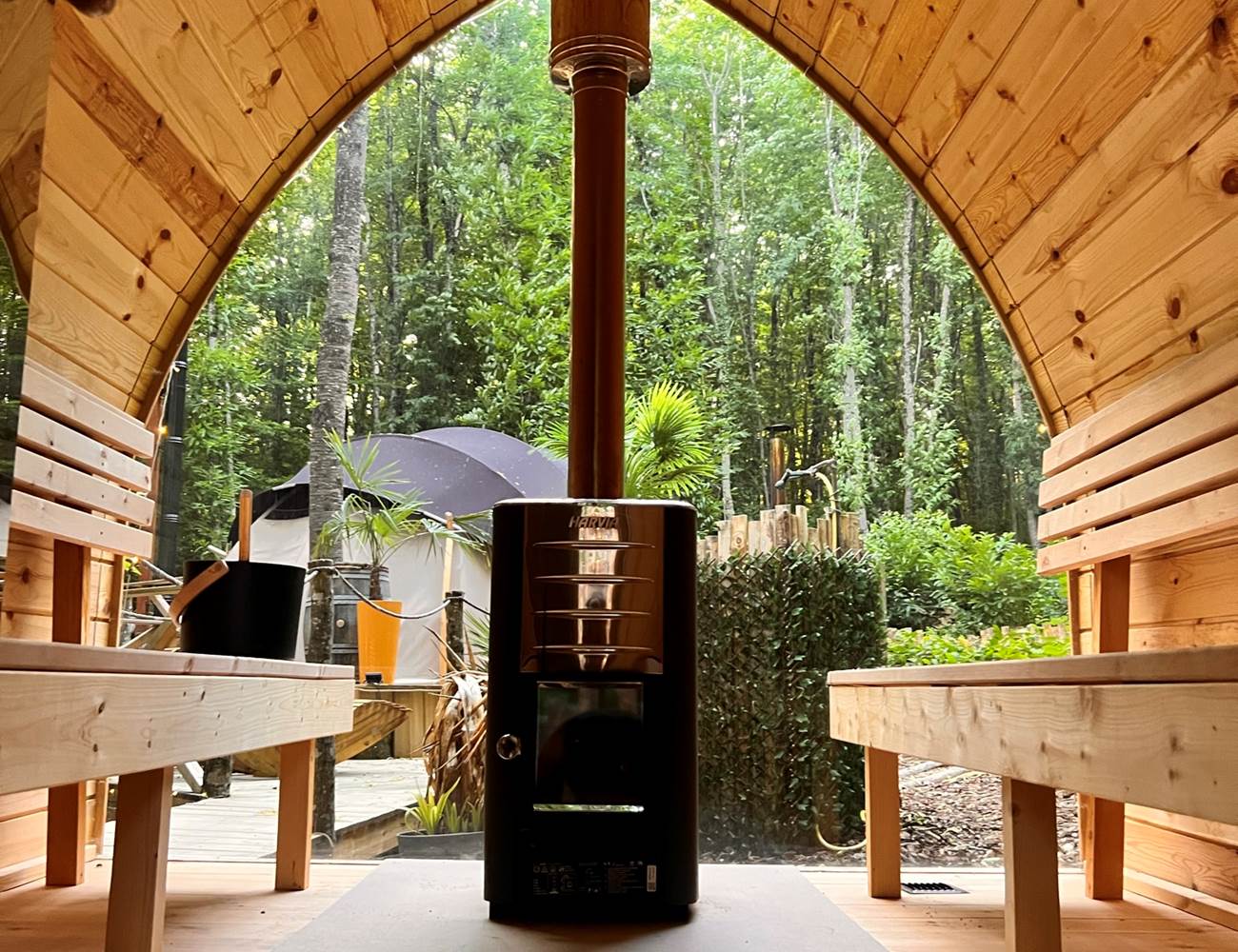 Sauna au feu de bois-photo-news