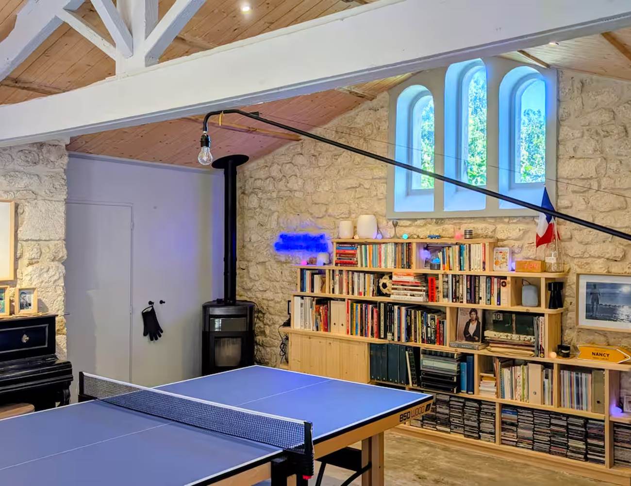 BEACH HOUSE - intérieur, salon, poêle à granulé, chambre-photo-gallery