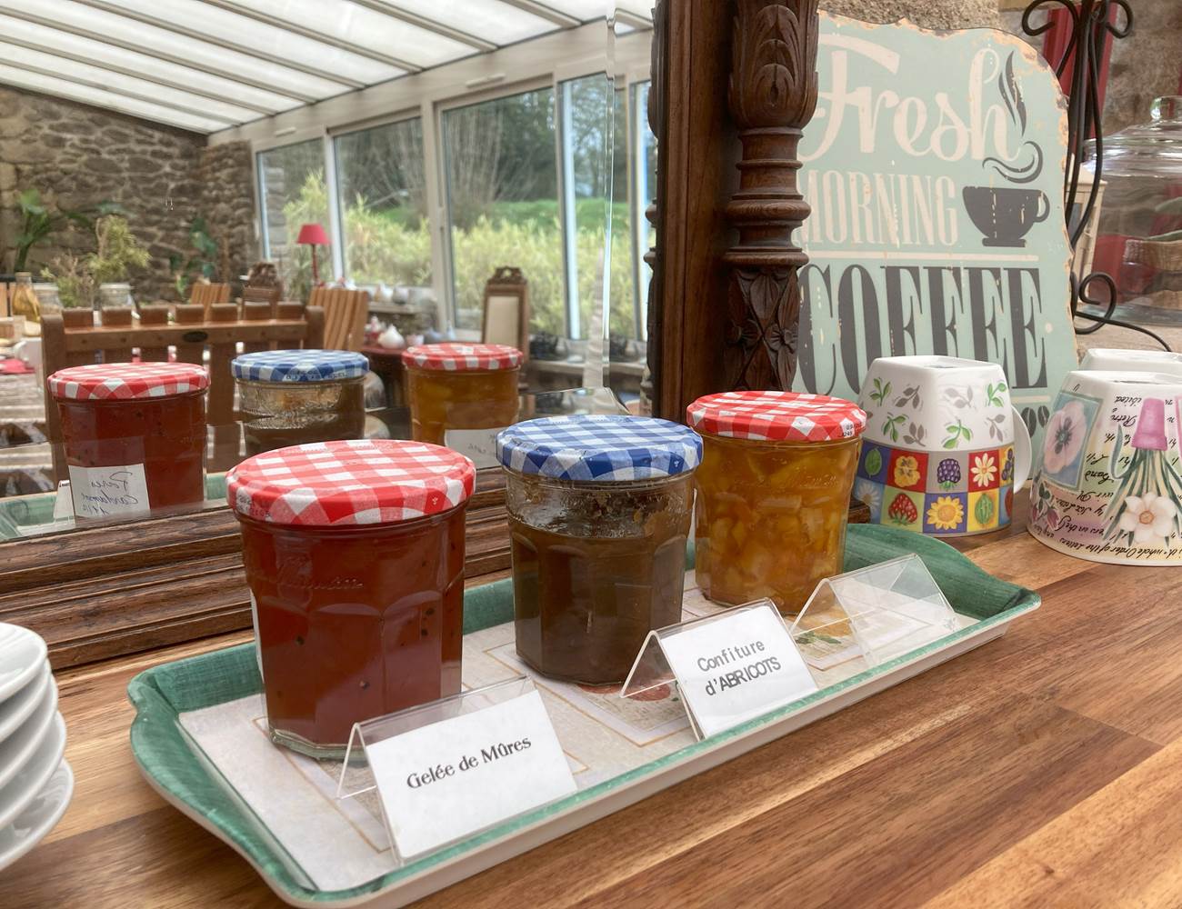 confitures maison du petit déjeuner