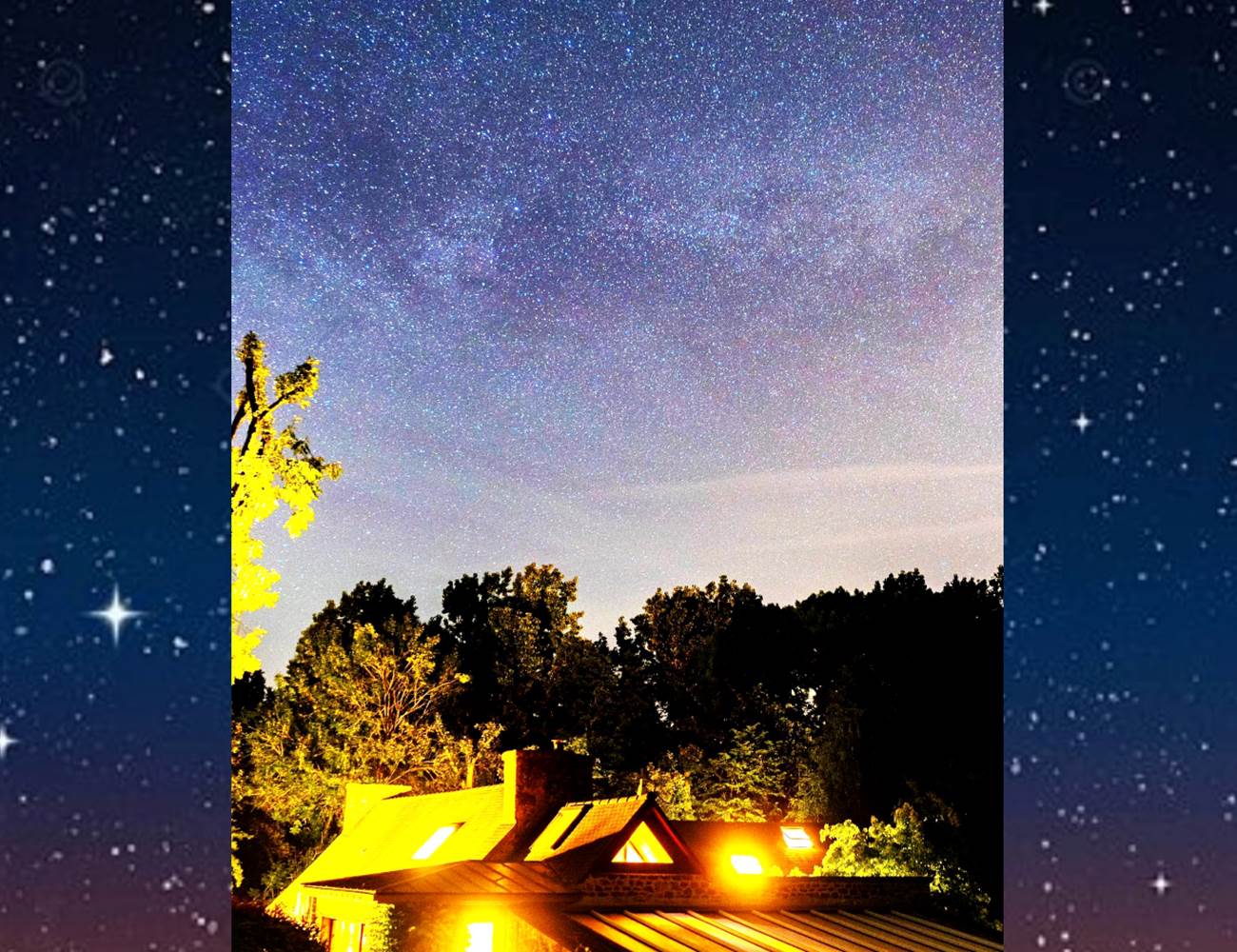 ciel étoilé à La Guyonnais