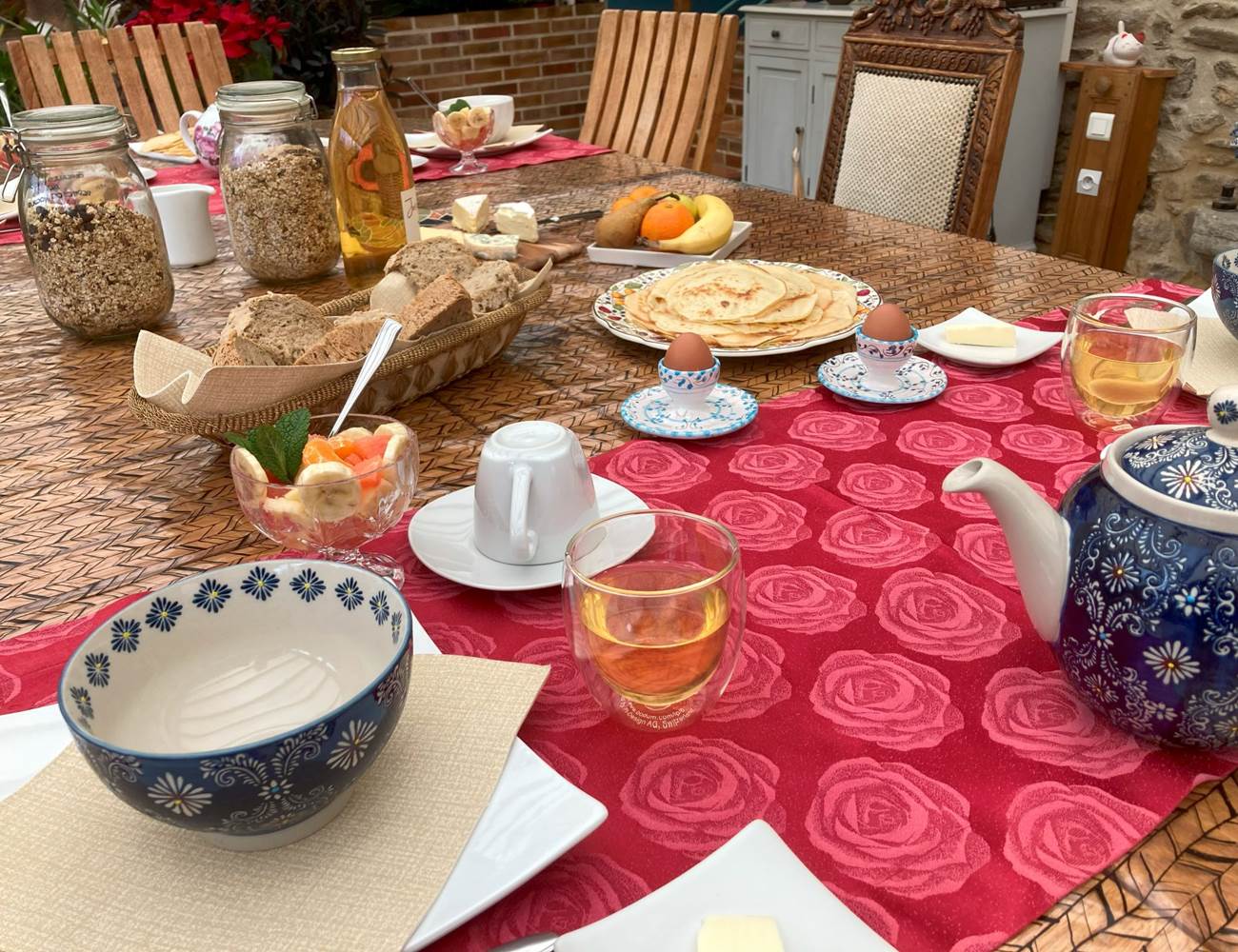 table du petit déjeuner
