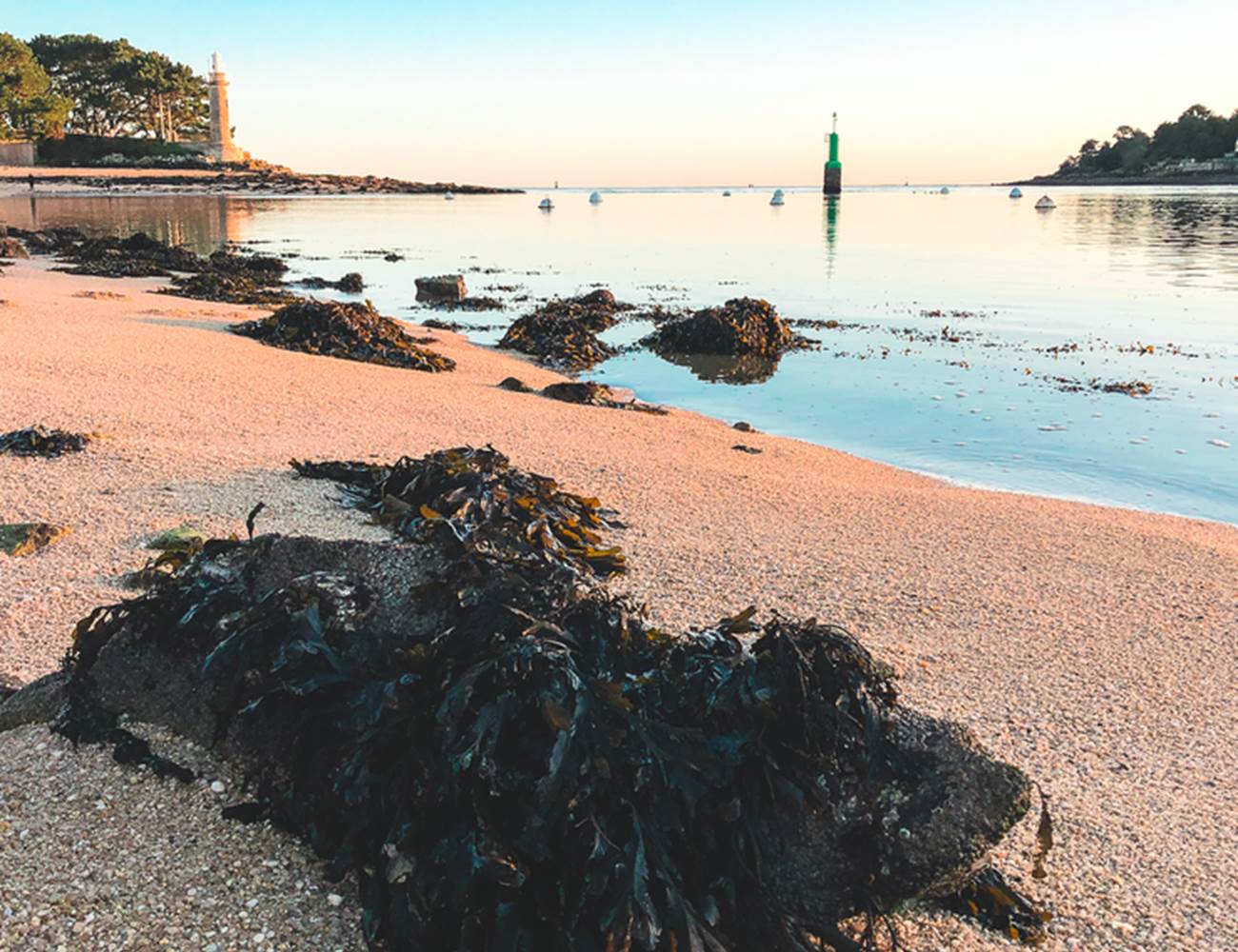 Embouchure de l'Odet depuis la plage du Coq Bénodet-photo-page