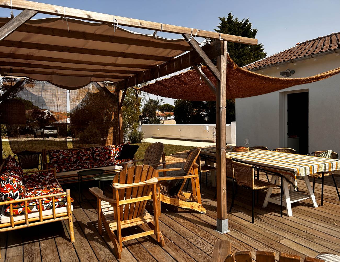 Vue de la terrasse de Maison Ginette-photo-page