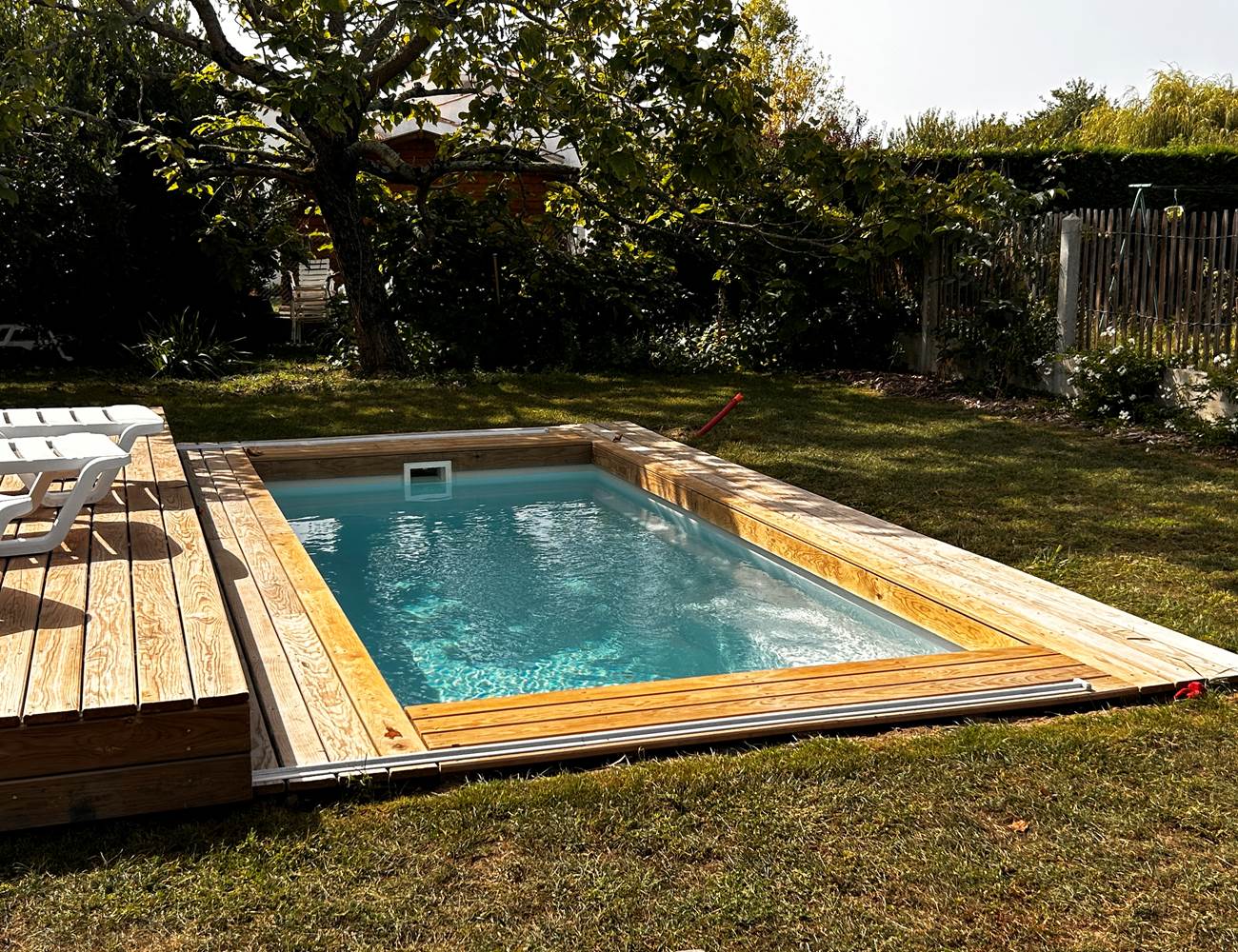 La piscine de Maison Ginette en position ouverte-photo-page