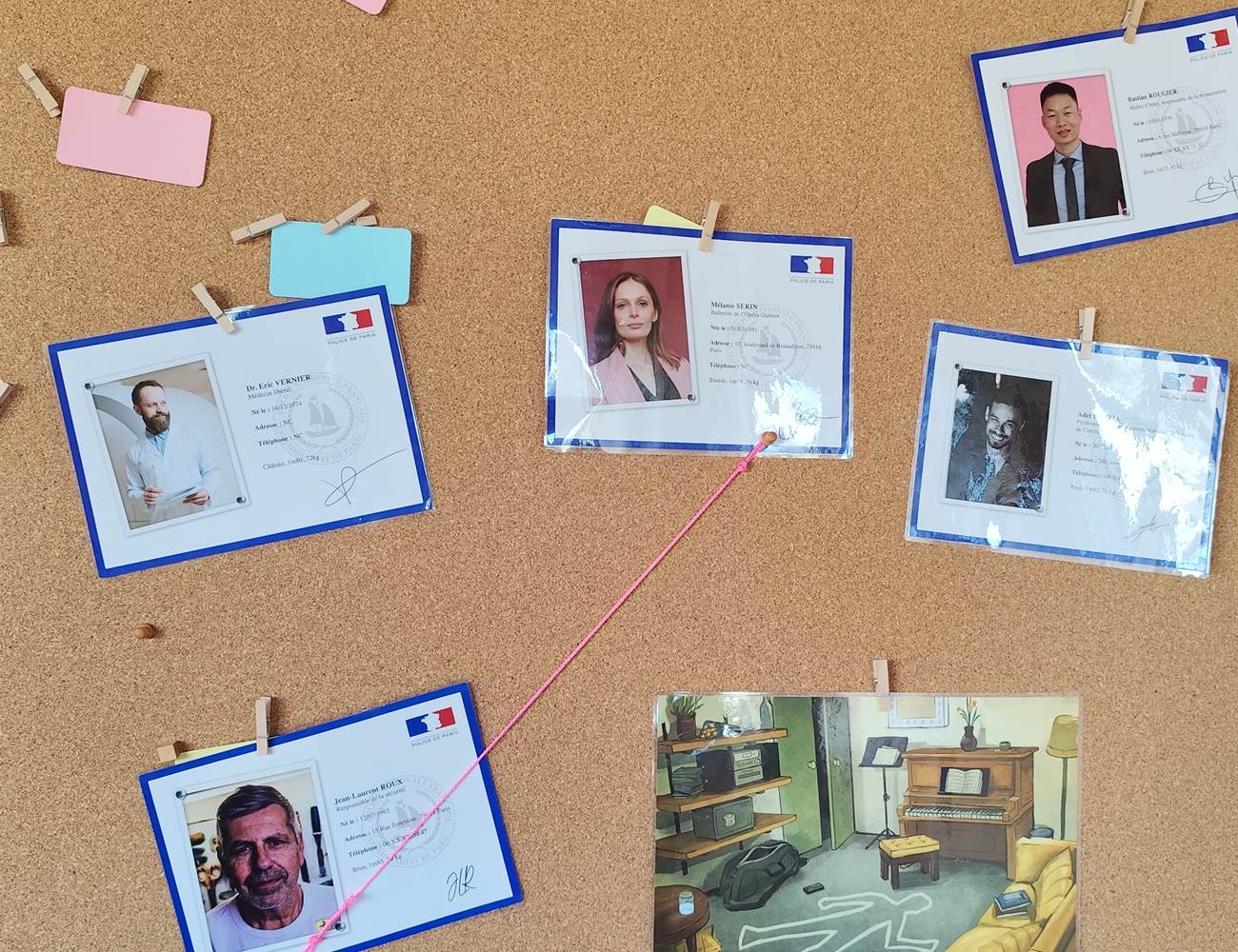 Tableau pour jeux d'enquête-photo-gallery