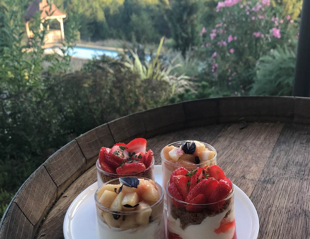 Un des desserts maison