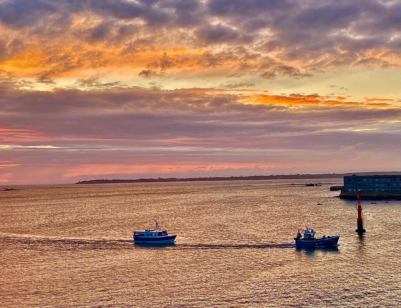 Sunset magique devant la villa MEN KRENN-photo-gallery