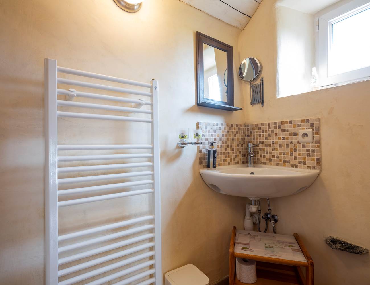 salle d'eau privative chambre double gite Myosotis Indigo-photo-gallery