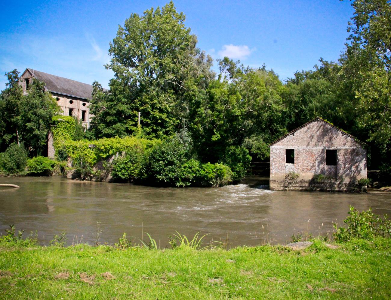 Vue sur la Canche et le Moulin du Bascon-photo-gallery