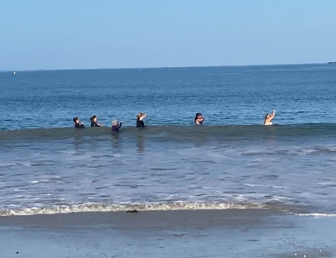 séance de longe-côte à Lancieux