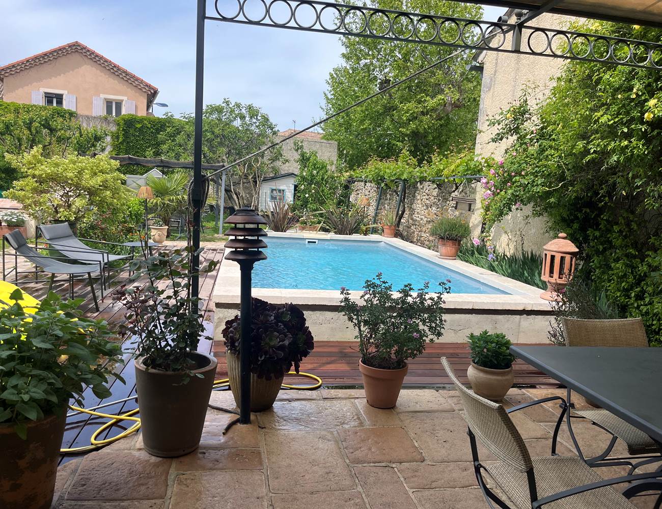 Terrasse et Piscine à Lapalud-photo-gallery
