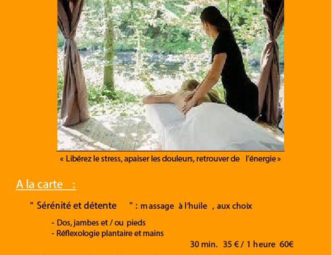 massages ombre bleue du figuier Ardèche