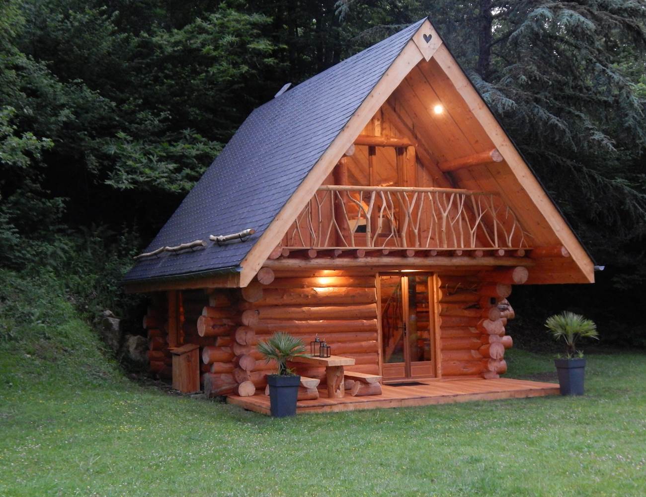 Chalet en rondins de bois-photo-gallery