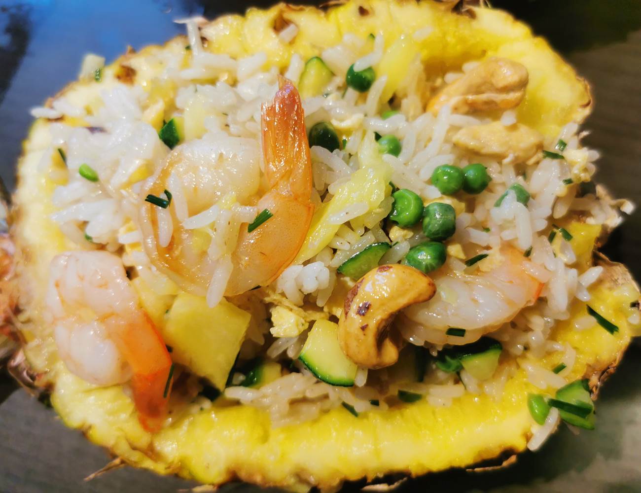 Riz thaï sauté à l'ananas "maison"